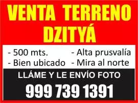 Terrenos, Venta, Venta de Terreno Dzityá
-500 mts
-Bien ubicado
-Alta Plusvalía
-Mira al Norte
Informes al 999 739 1391