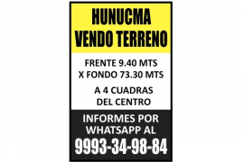 Bienes Inmuebles, Venta, HUNUCMA VENTA DE TERRENO ID:3083262